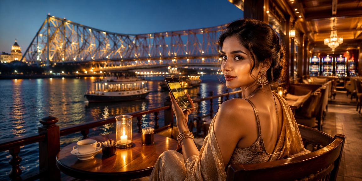 User enjoying mobile casino gaming in Kolkata